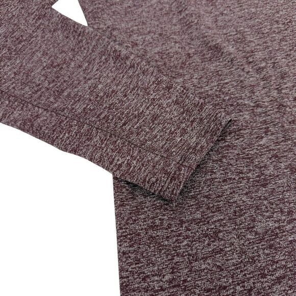 Lululemon Men's Drysense Mesh Long Sleeve Shirt Heathered Dark Adobe XL - Picture 7 of 13